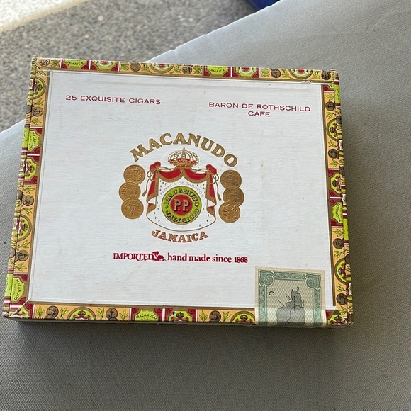 Vintage Other - Vintage Macanudo Baron De Rothschild Cafe Cigar Box Excellent Condition …